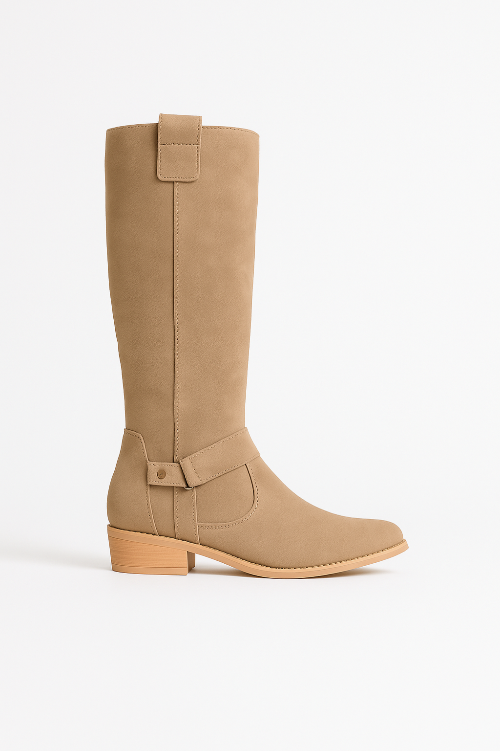 Falerro Women’s Knee High Faux Suede Riding Boots