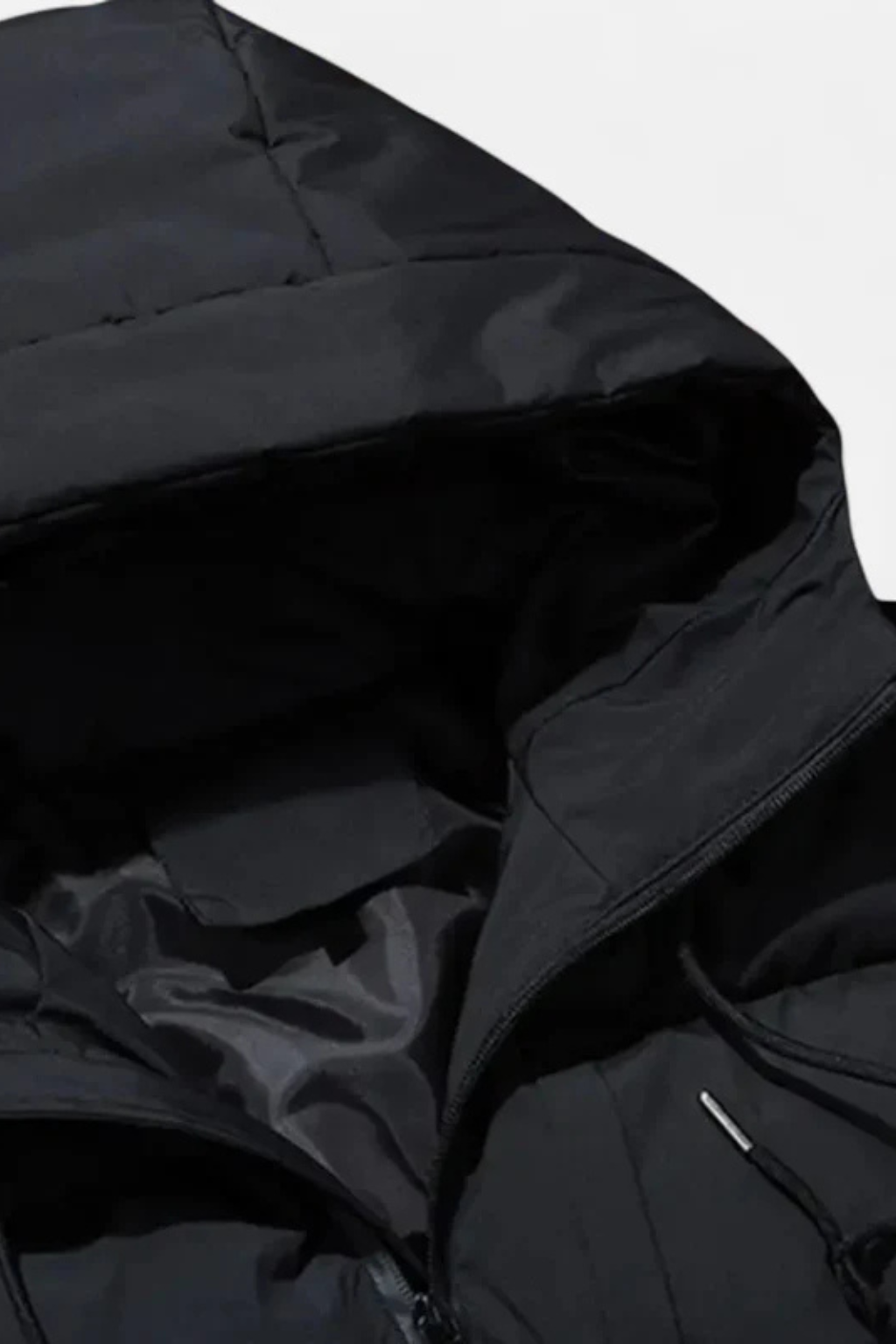 Falerro Men’s Hooded Puffer Jacket – Quilted Design