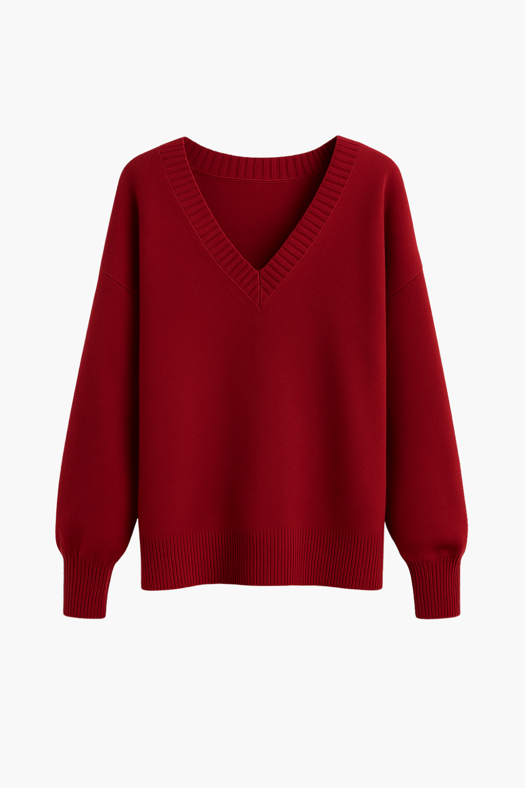 Falerro Women’s V-Neck Knitted Sweater