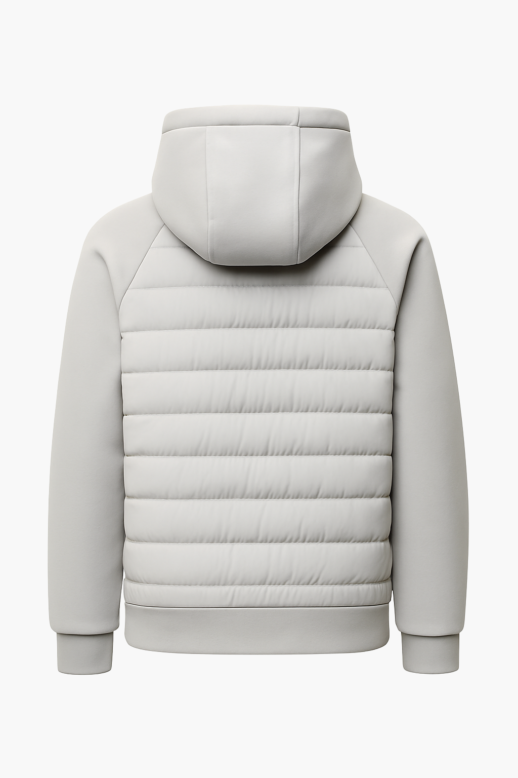 Falerro Men’s Hooded Down Jacket – Quilted Duck Down Fill