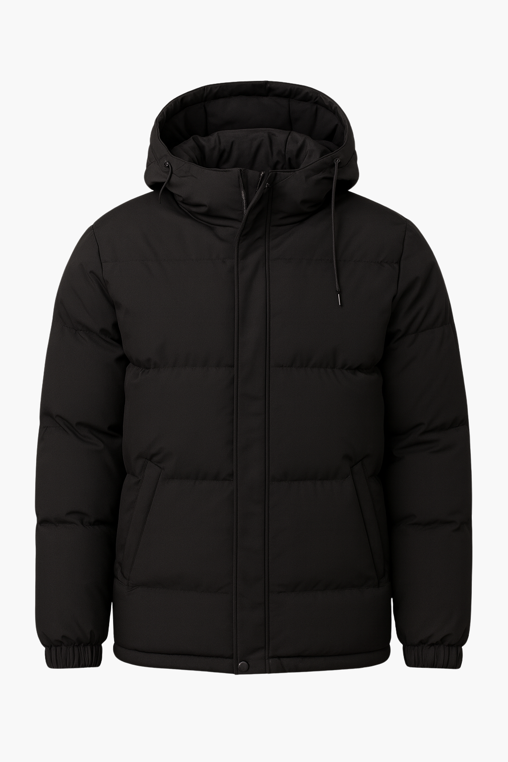 Falerro Men’s Hooded Puffer Jacket – Quilted Design
