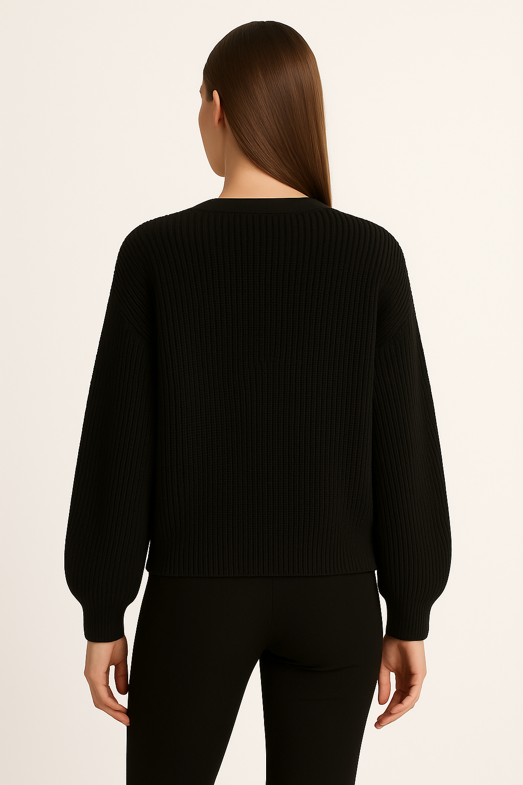 Falerro Women’s Knitted V-Neck Cardigan
