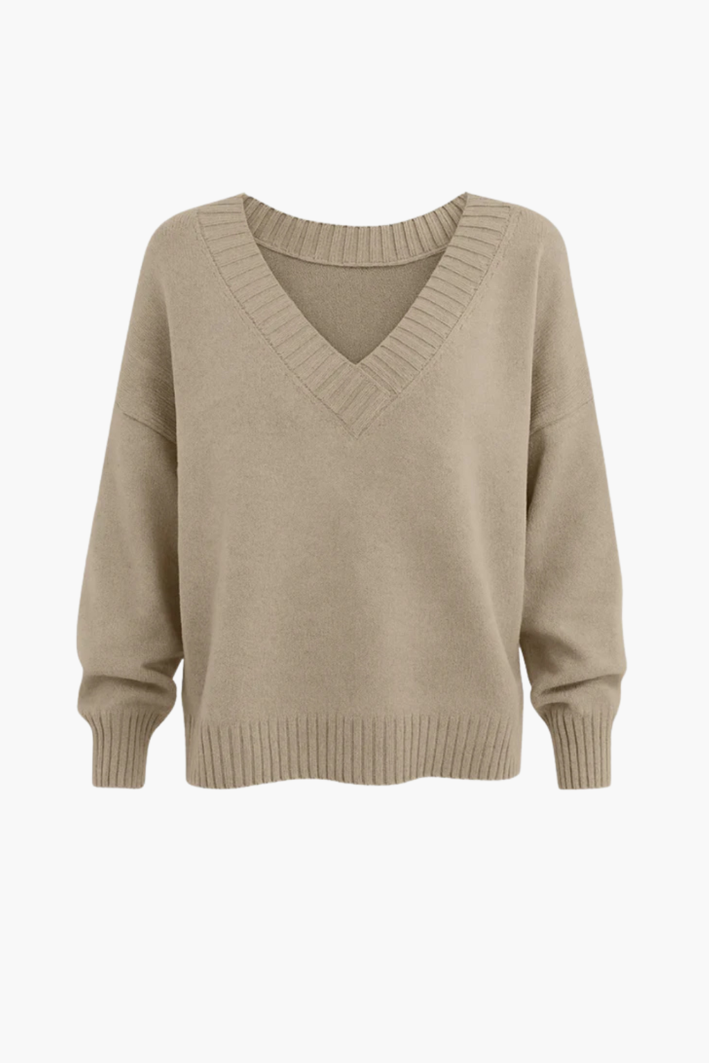 Falerro Women’s V-Neck Knitted Sweater