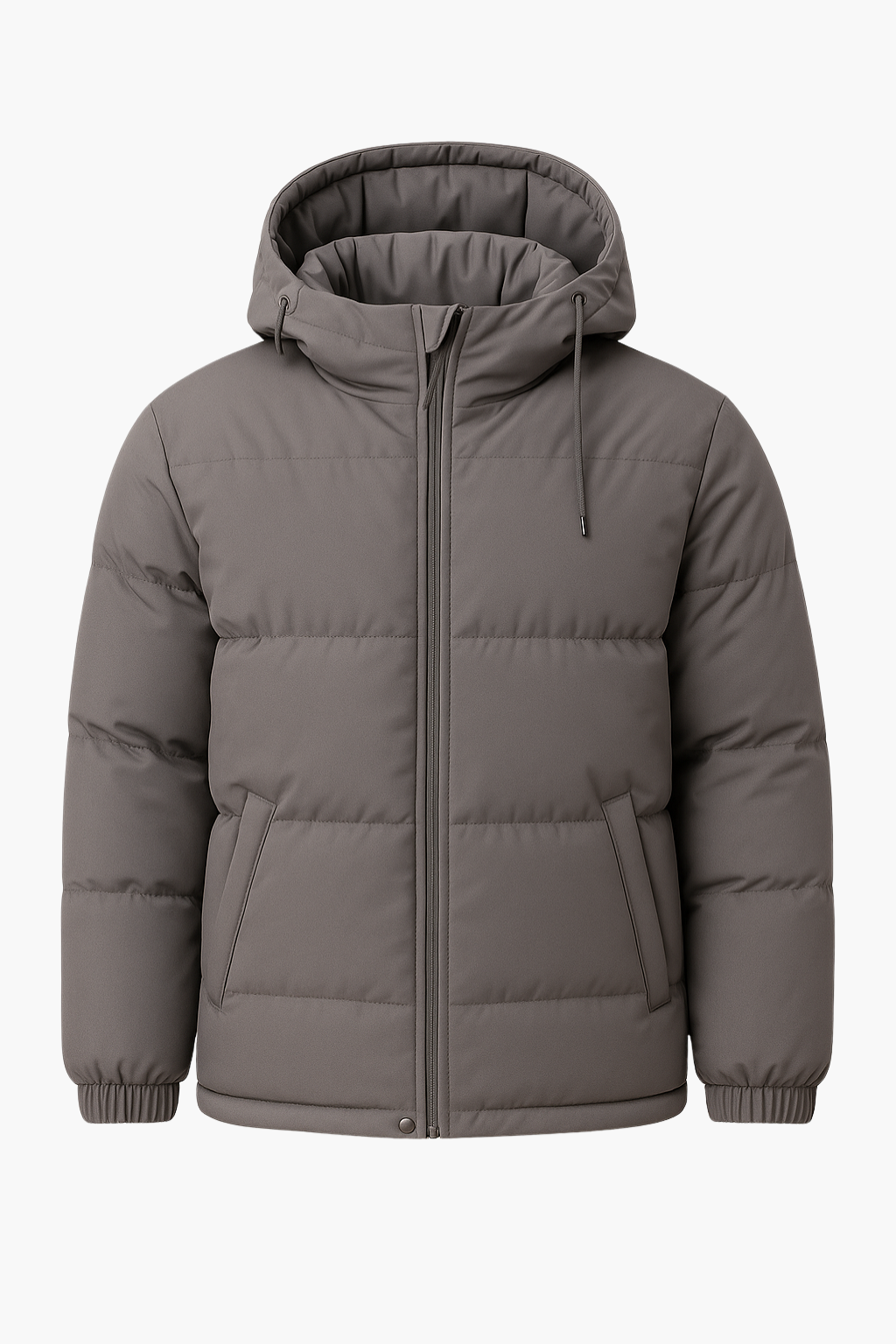 Falerro Men’s Hooded Puffer Jacket – Quilted Design