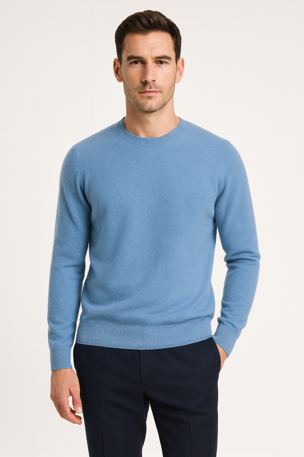 Falerro Men’s Crew Neck Knitted Jumper