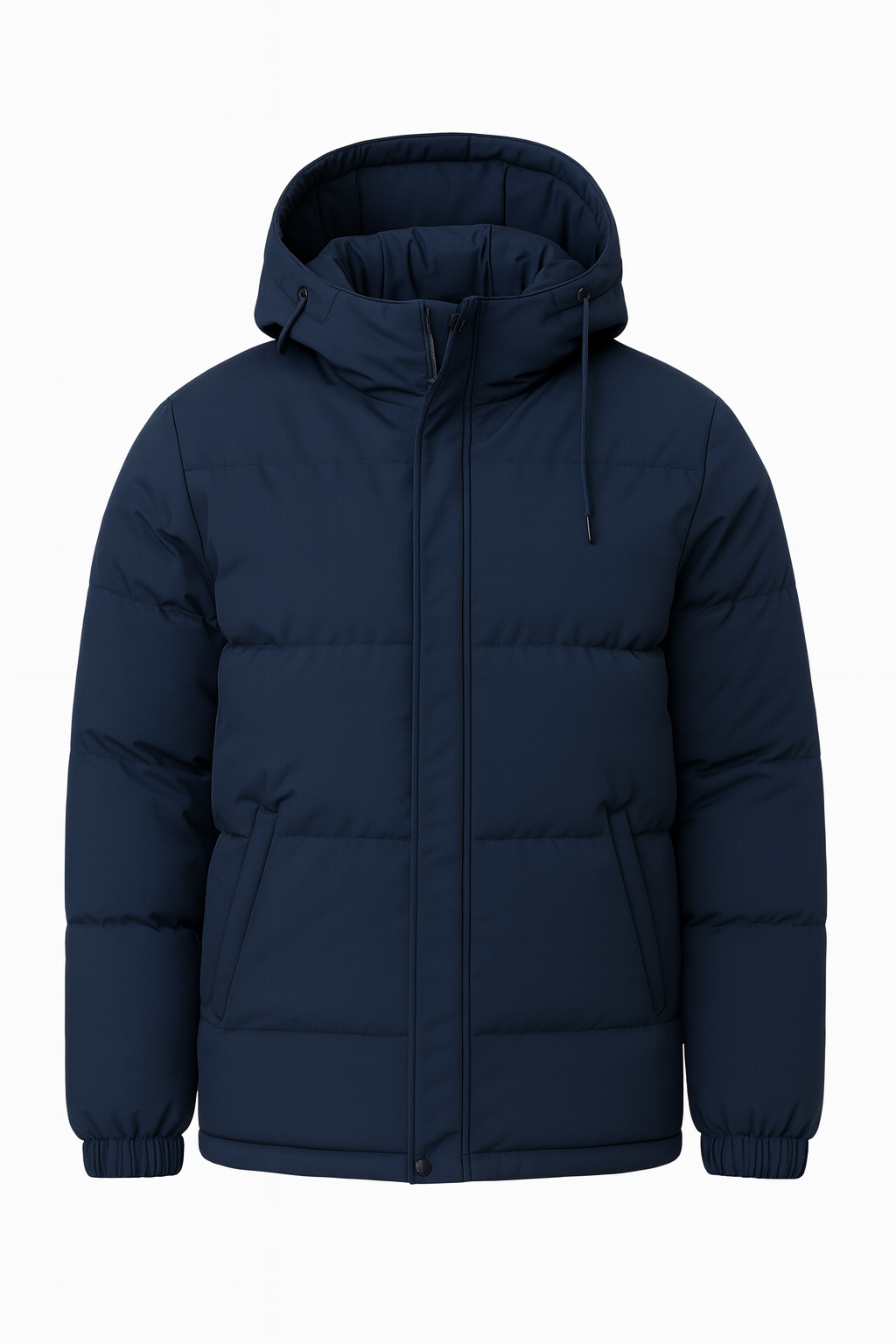 Falerro Men’s Hooded Puffer Jacket – Quilted Design