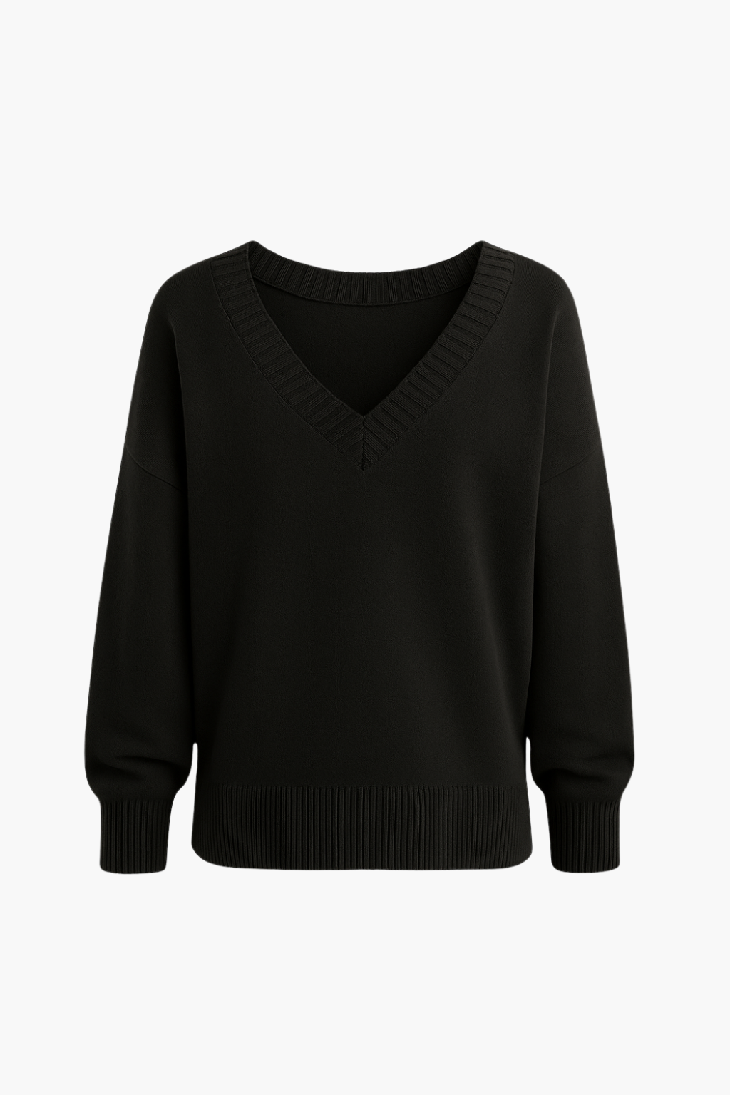Falerro Women’s V-Neck Knitted Sweater