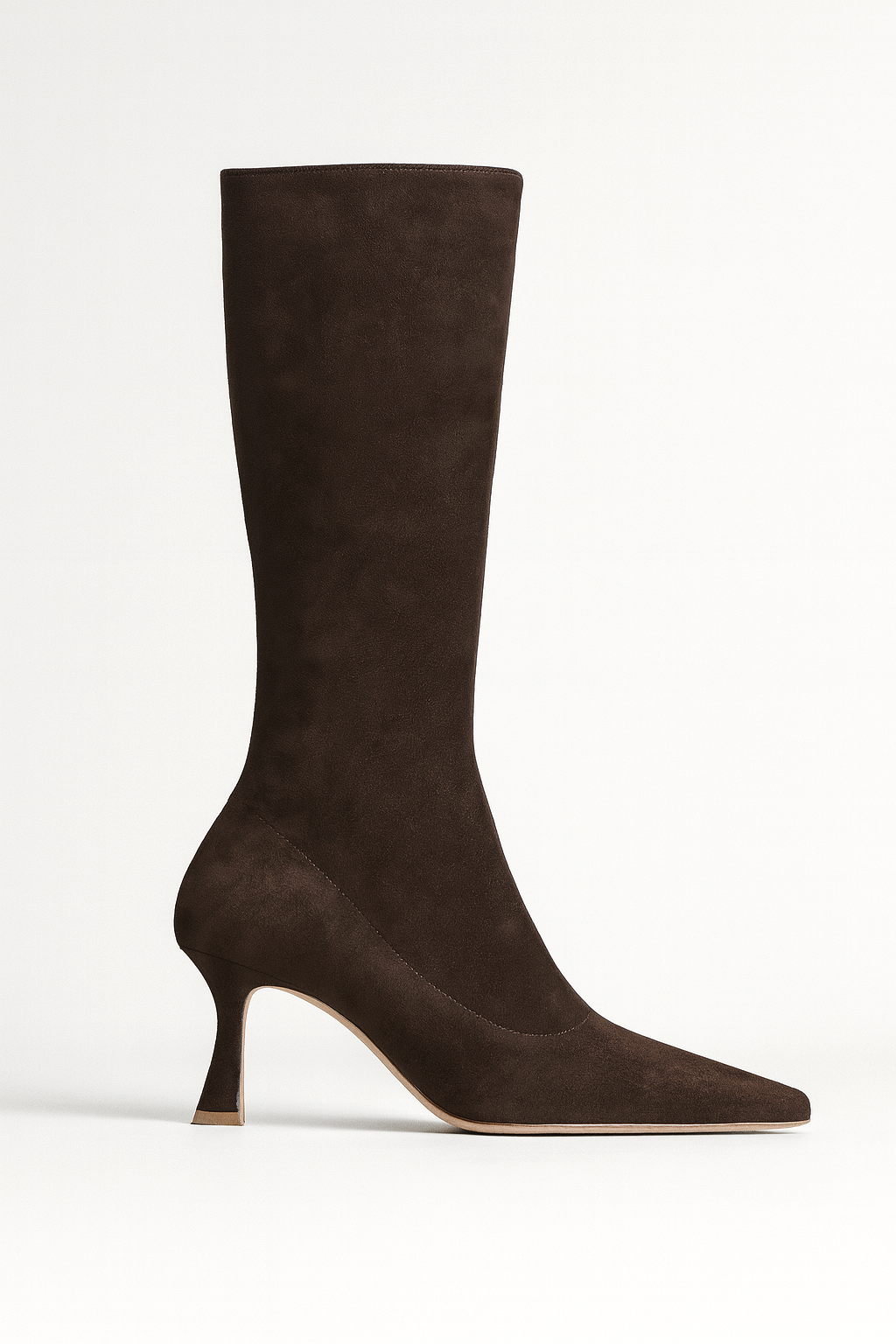 Falerro Women’s Knee High Boots with Side Zipper