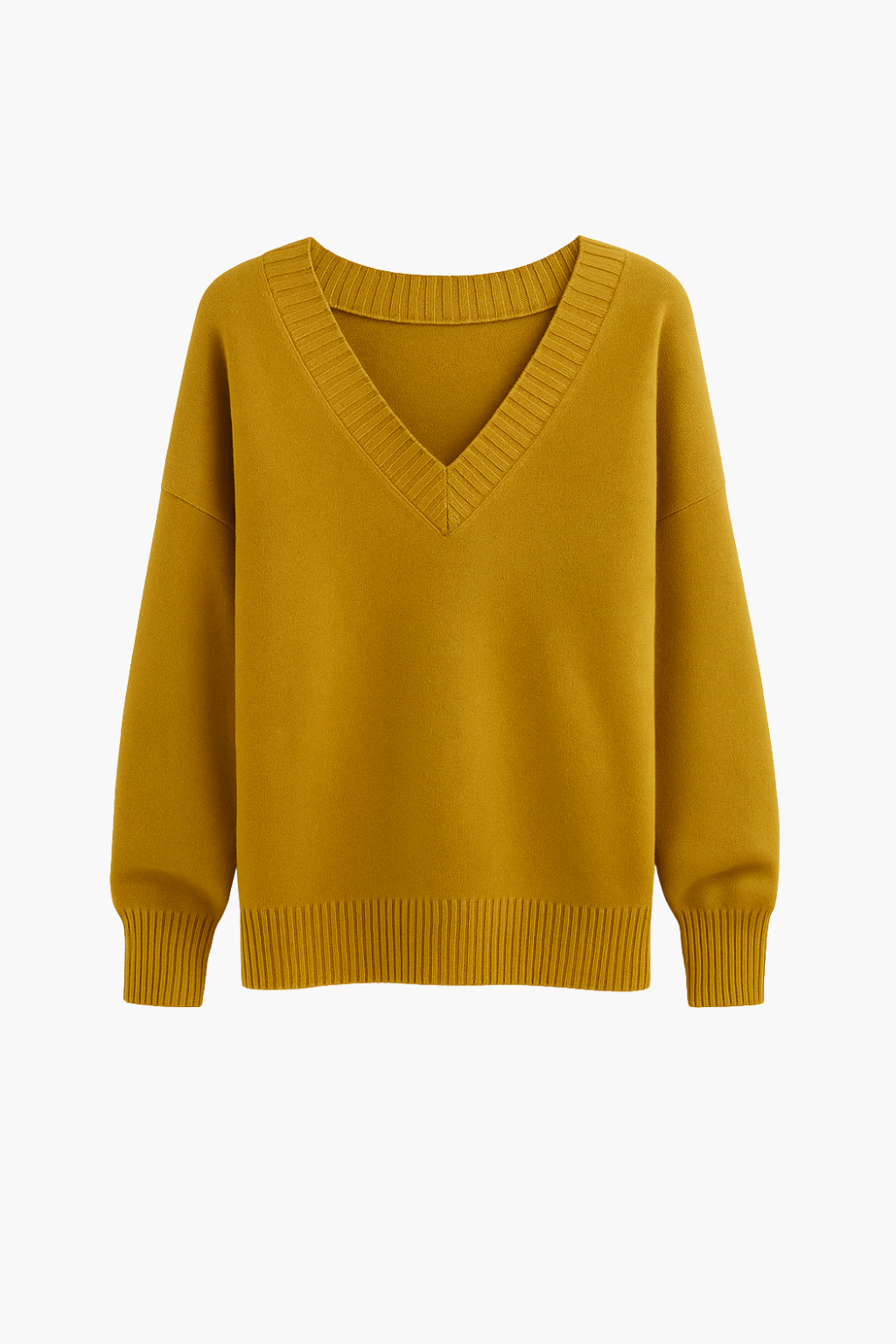 Falerro Women’s V-Neck Knitted Sweater