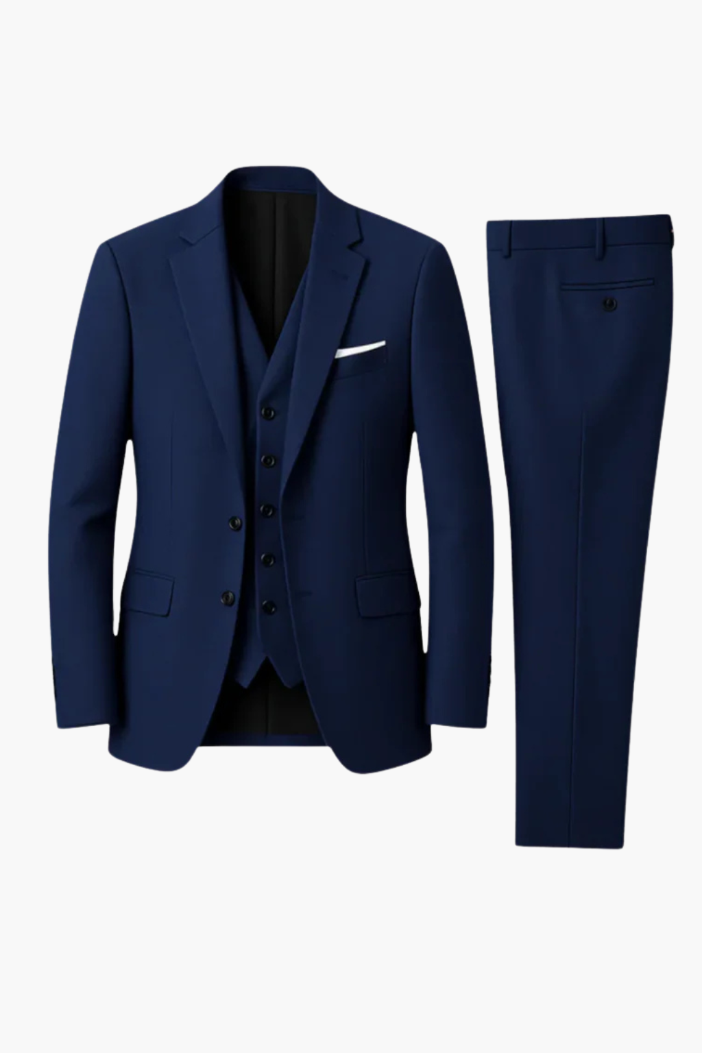 Falerro Men’s Suit – 3-Piece Formal Tailored Set