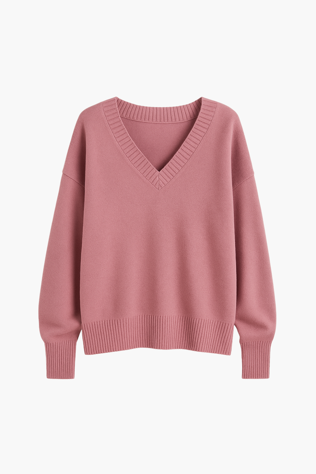 Falerro Women’s V-Neck Knitted Sweater