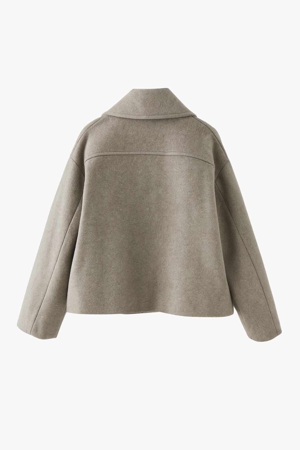 Falerro Women’s Wool Blend Double-Breasted Short Coat