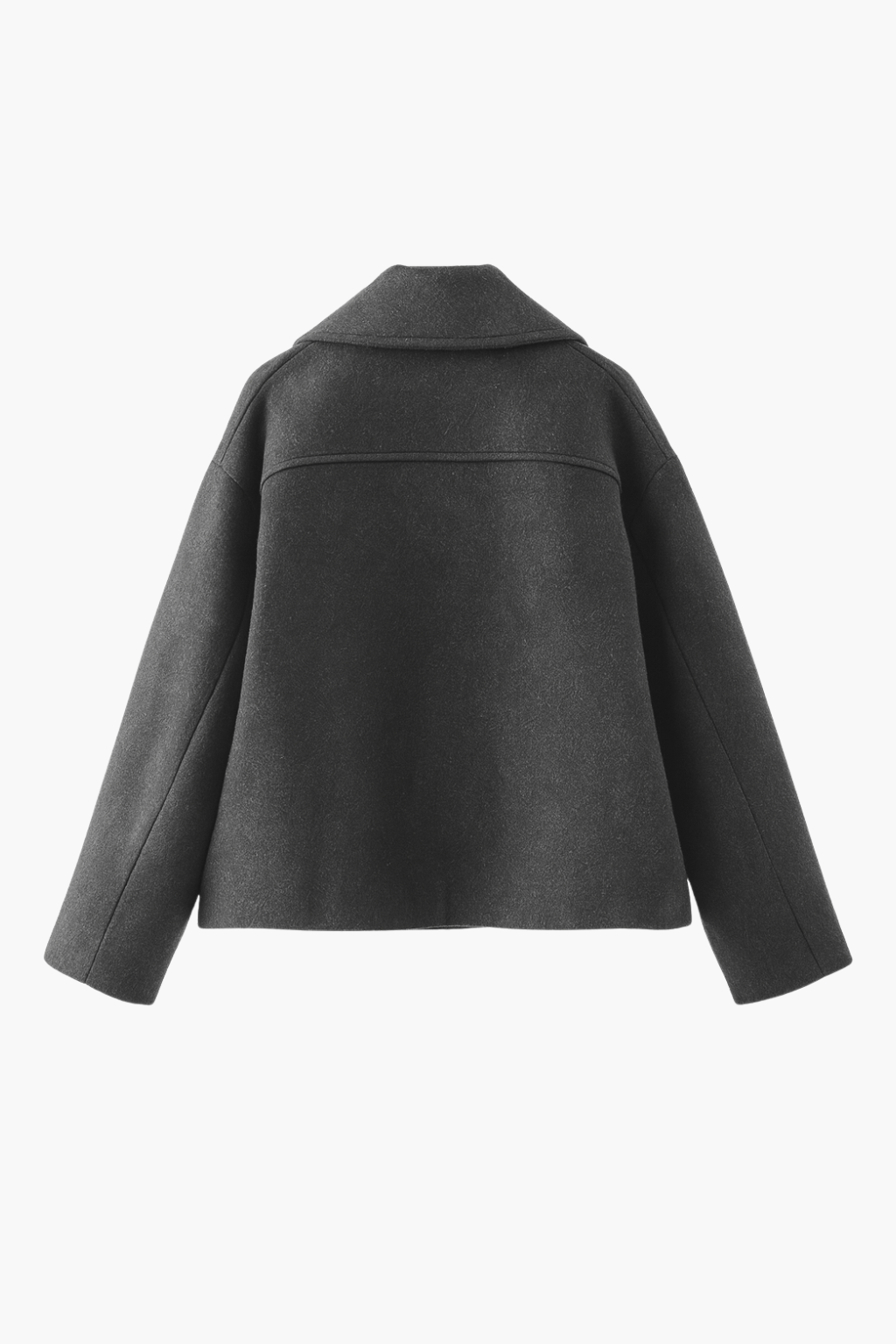 Falerro Women’s Wool Blend Double-Breasted Short Coat