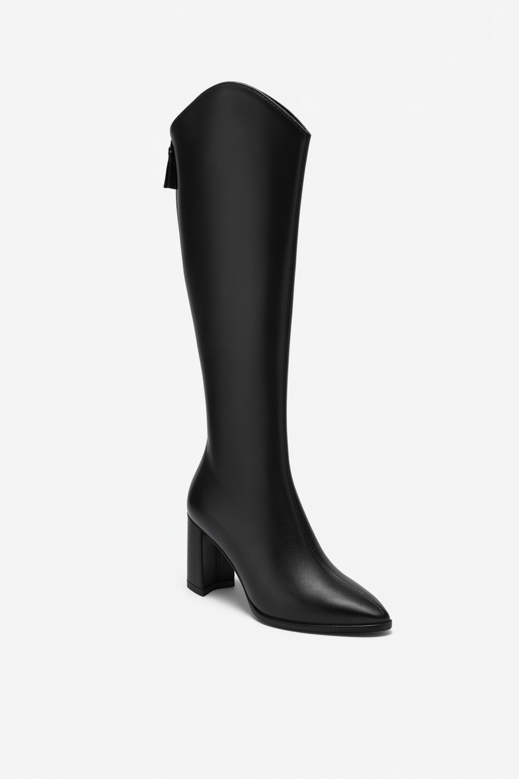 Falerro Women’s Knee High Boots with Block Heel